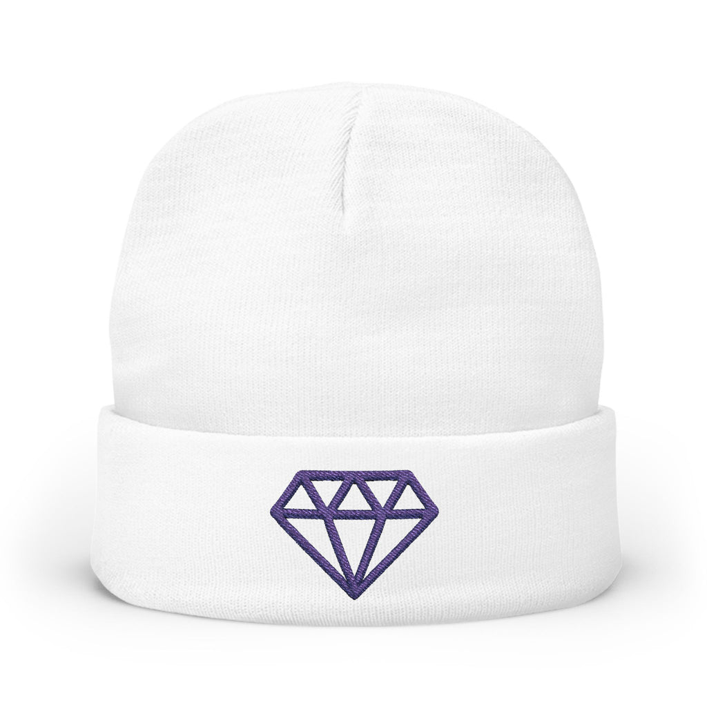 Stylish Diamond Embroidered Knit Beanie, Winter Accessory, Unisex Gift, Cozy Headwear, Perfect for Outdoor Activities, Trendy Fashion