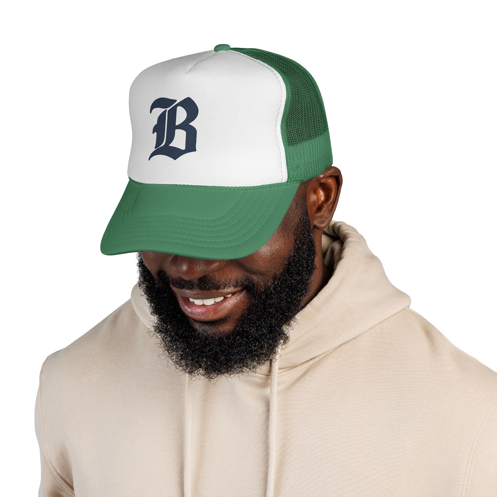 Trucker Caps - Bold Alphabetic Design, Hat, Headwear, Baseball Cap, Fashion Accessory, Streetwear