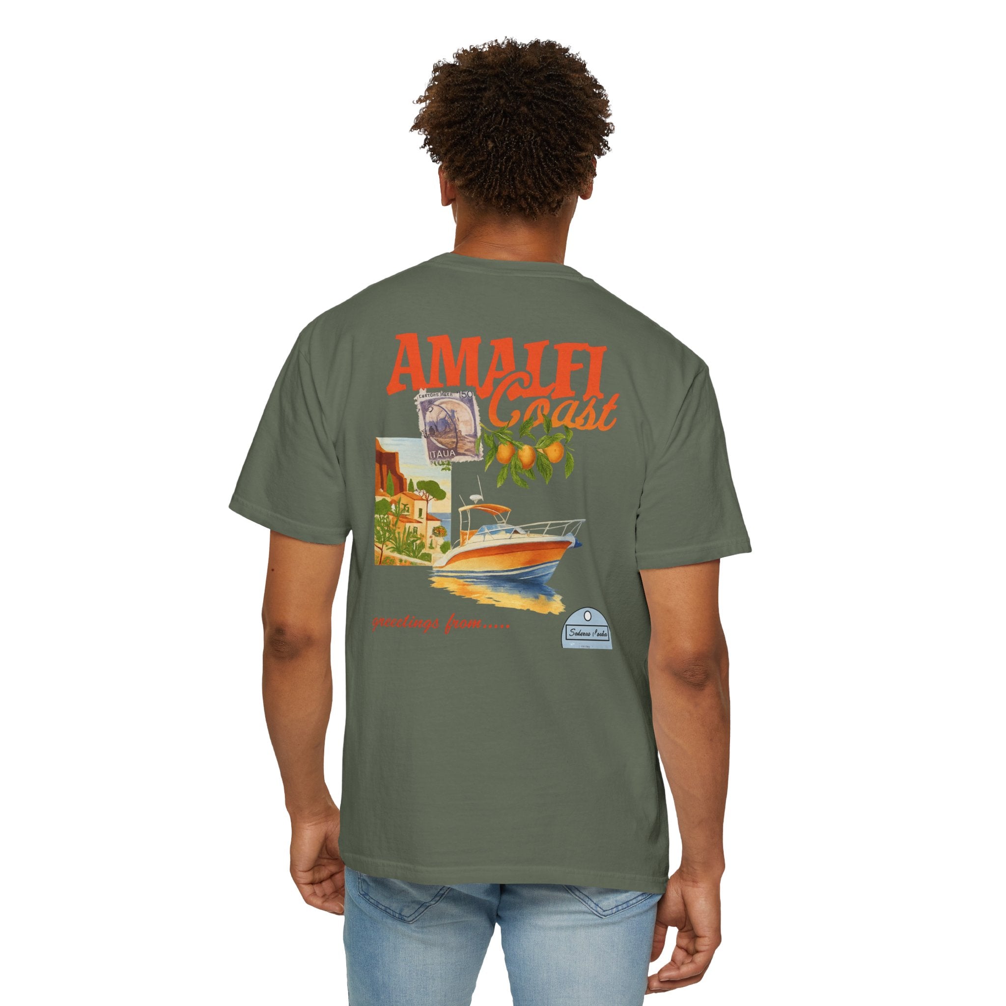Amalfi Coast Vintage Unisex T-shirt - Stylish Travel Tee for Beach Lovers, Gifts for Her, Casual Summer Wear, Vacation Vibes