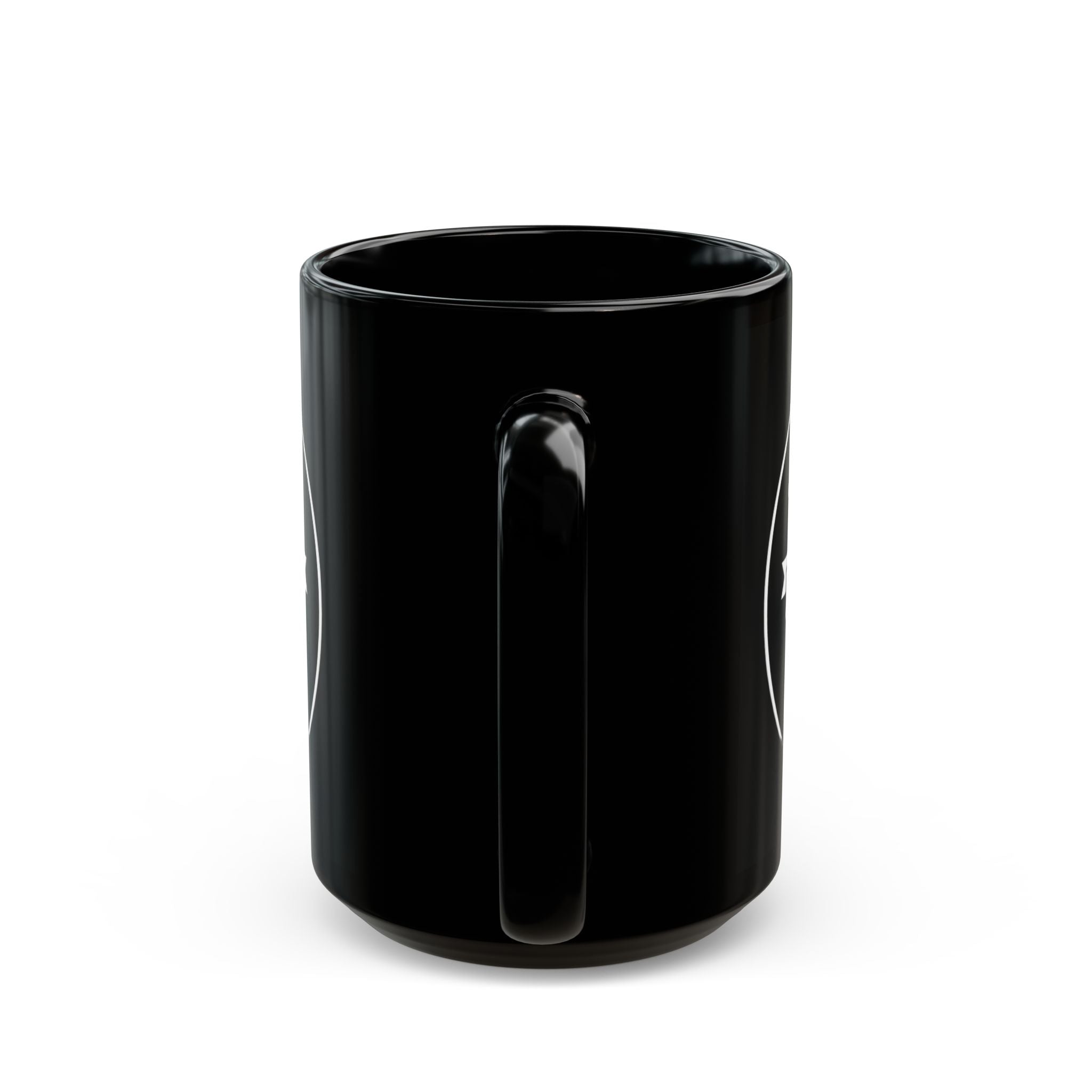 Coffee Lover's Black Mug - Perfect Gift for Coffee Addicts, Motivational Mug for Home, Office, Gift for Friends