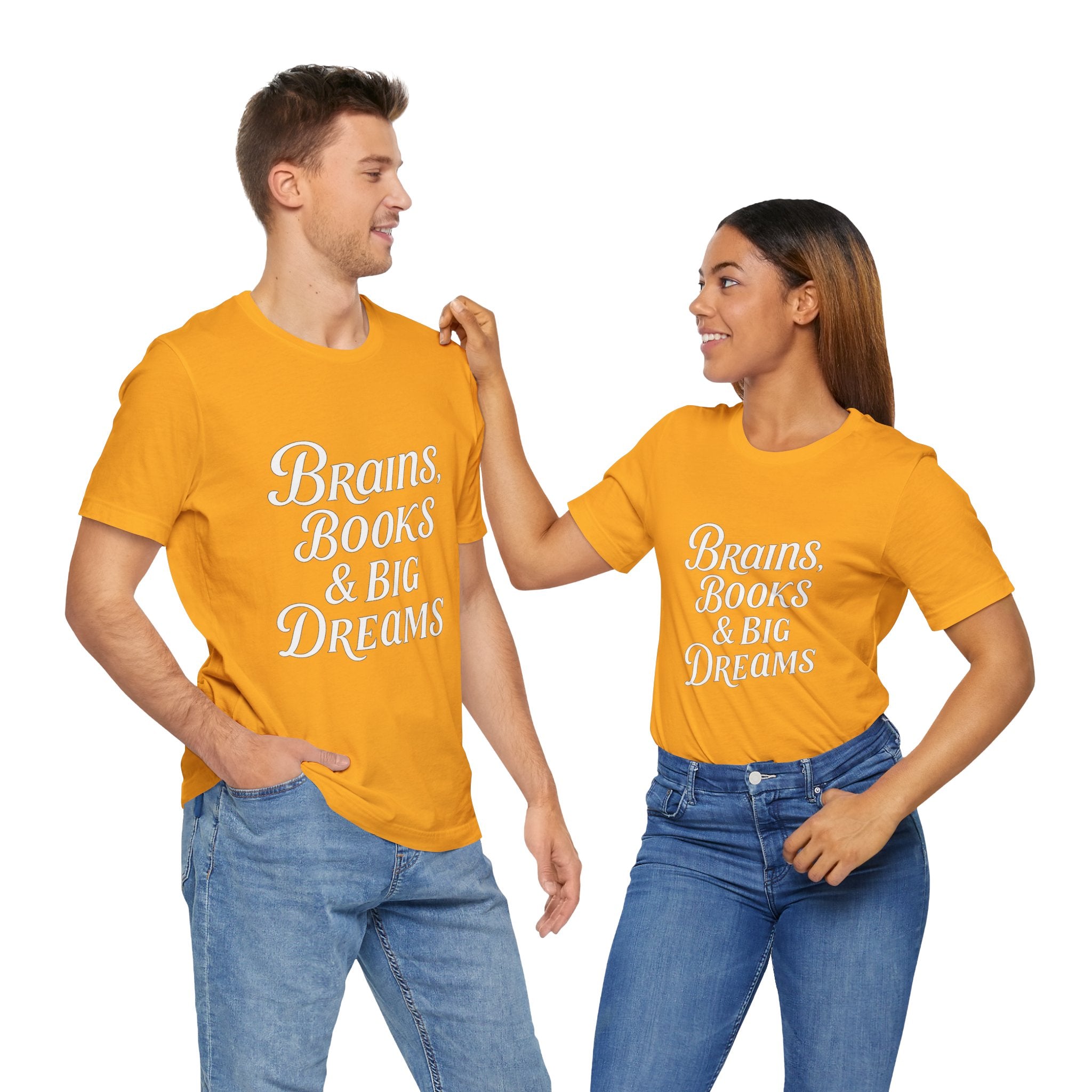 Brainiac Tee, Book Lover Shirt, Big Dreams T-Shirt, Unisex Graphic Top, Intellectual Clothing