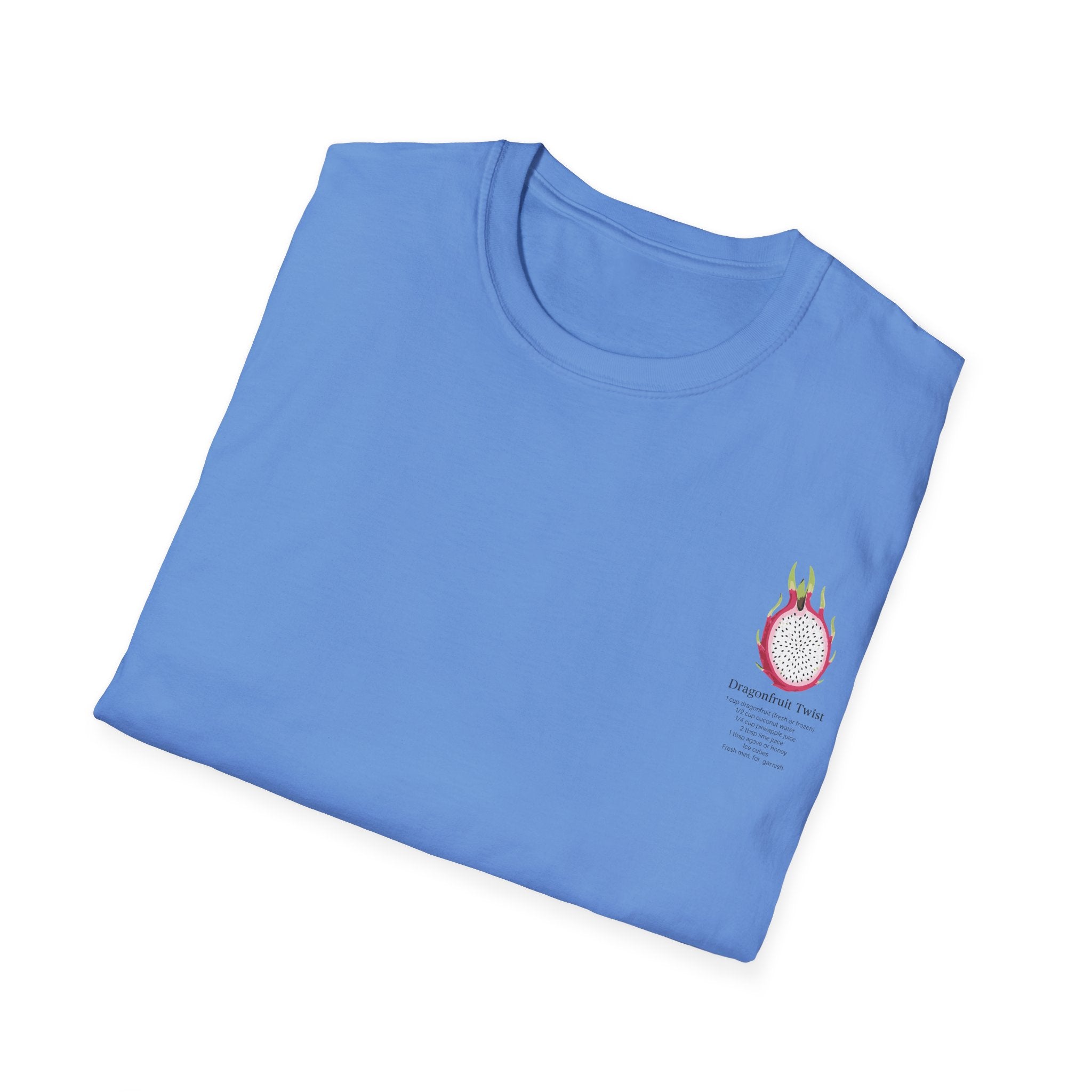 T-Shirt with Dragonfruit Design, Fun Summer Tee, Gift for Fruit Lovers, Cute Casual Wear, Vacation Outfit, Foodie Fashion