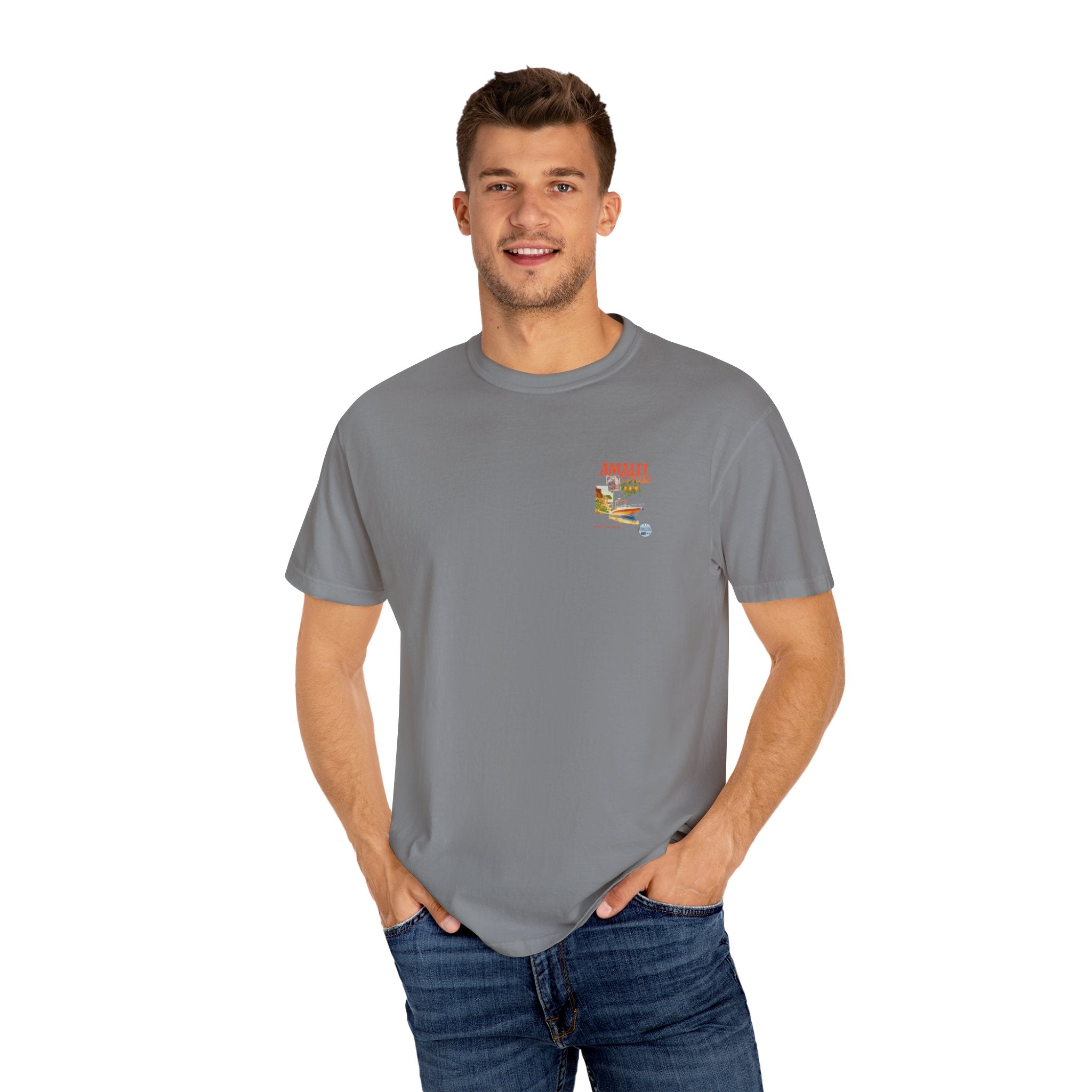 Amalfi Coast Vintage Unisex T-shirt - Stylish Travel Tee for Beach Lovers, Gifts for Her, Casual Summer Wear, Vacation Vibes