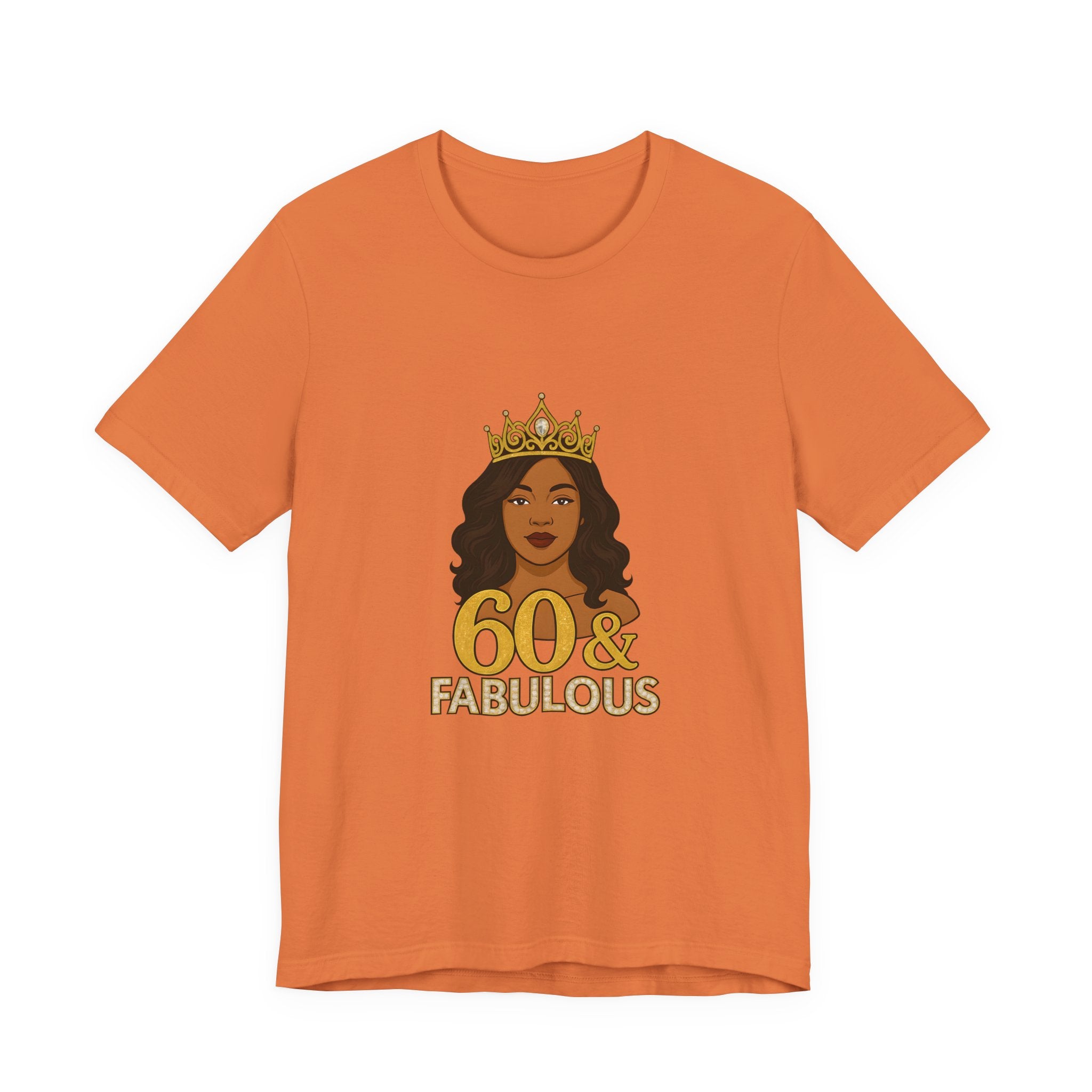 60 & Fabulous Unisex Tee, Birthday Gift Tee, Women's Celebration Shirt, Fun Milestone Birthday Apparel, Perfect for 60th Birthday Party