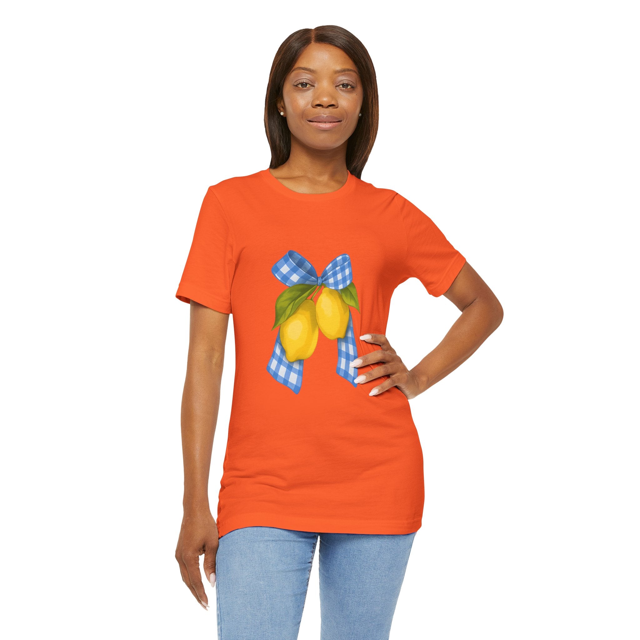 Lemon Blossom Unisex Tee - Summer Vibes, Farmhouse Style, Gifts for Her, Casual Wear, Garden Party Attire