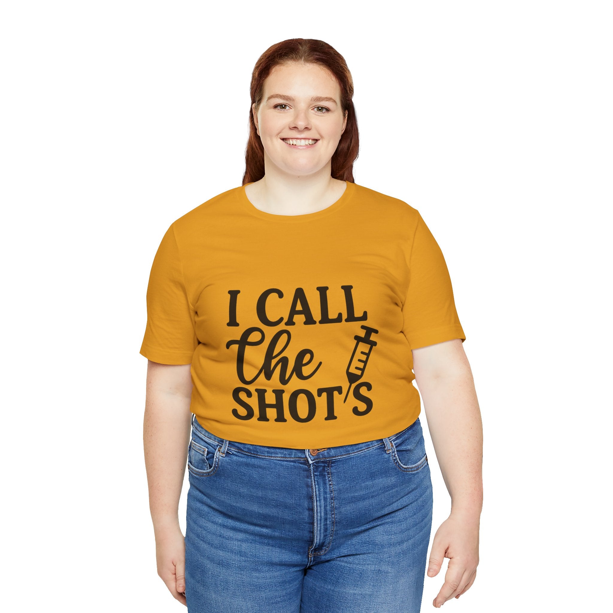 I Call the Shots  Tee, Fun Medical Humor Tee, Gift for Nurses, Healthcare Professional Shirt, Quirky Vaccine Shirt, [...]