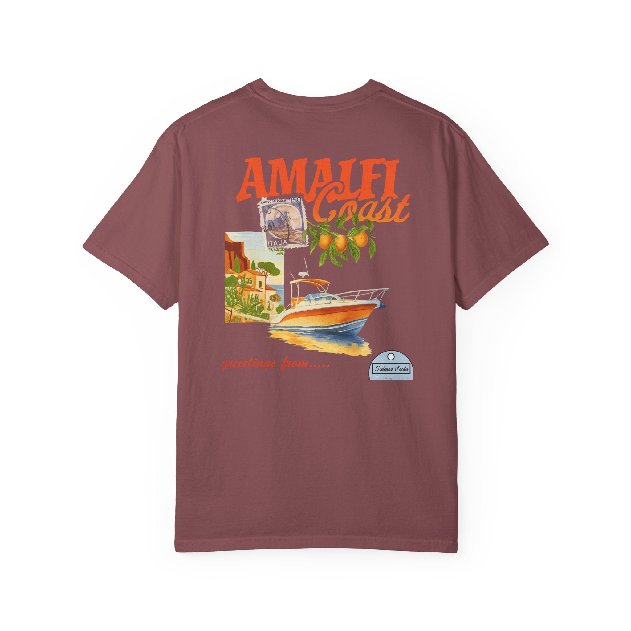 Amalfi Coast Vintage Unisex T-shirt - Stylish Travel Tee for Beach Lovers, Gifts for Her, Casual Summer Wear, Vacation Vibes