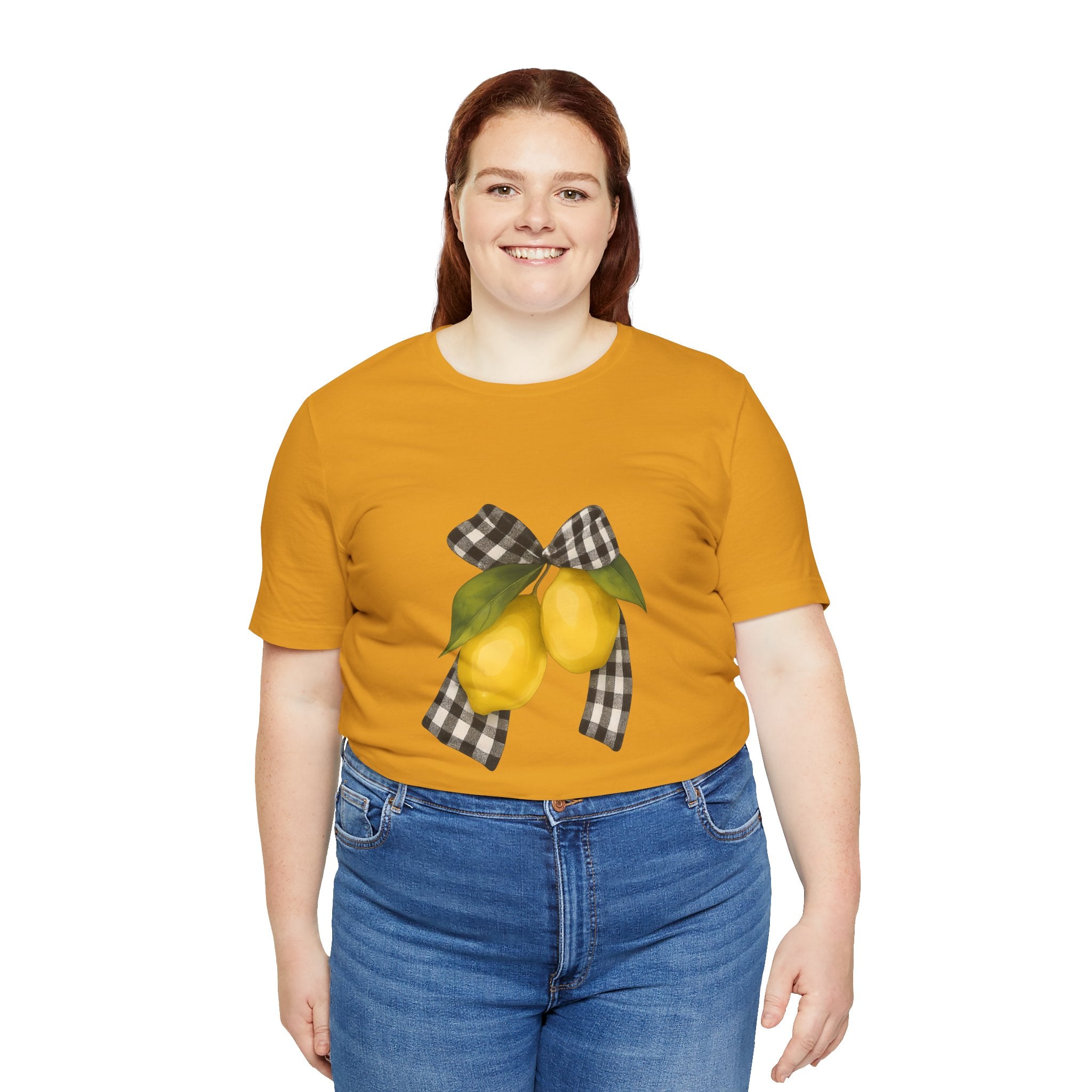 Lemon Print Unisex Tee - Perfect for Summer Parties, Gifts, Everyday wear, Festivals, and Home Decor