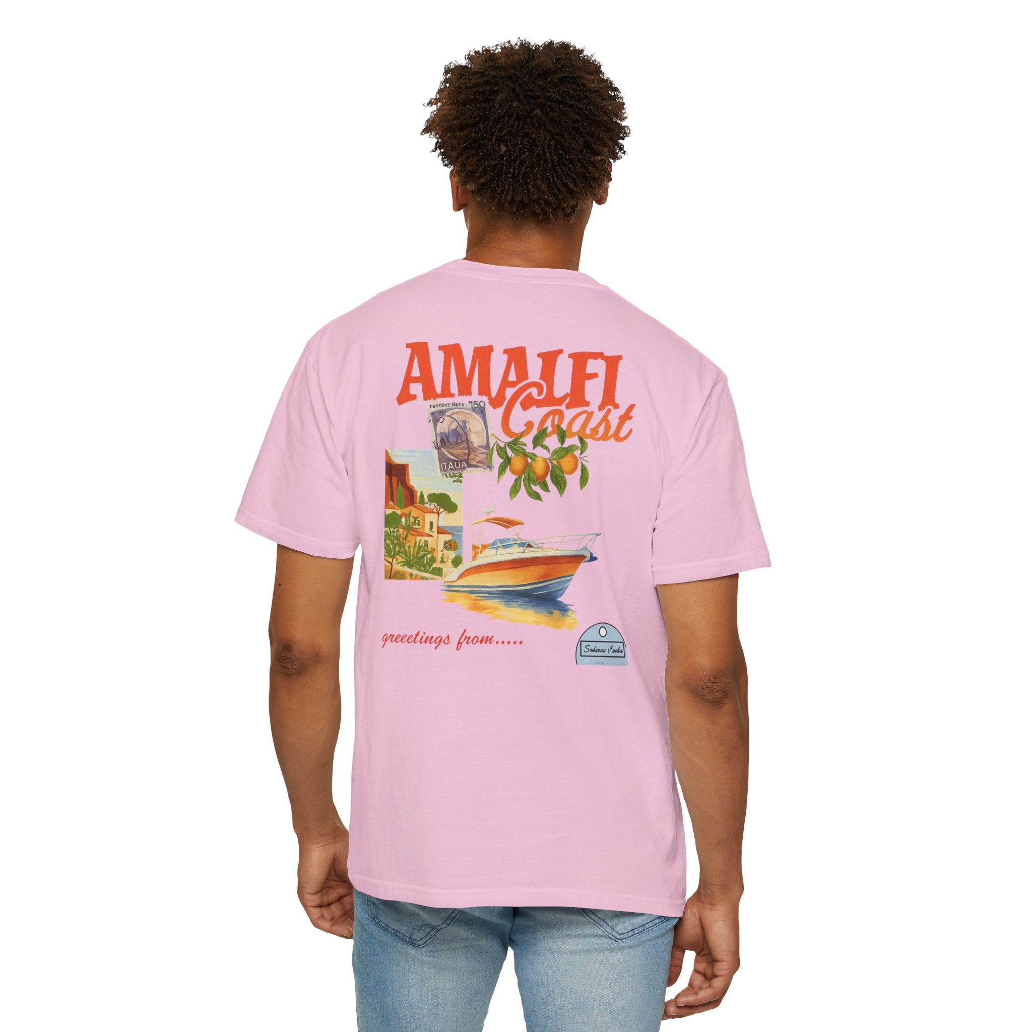 Amalfi Coast Vintage Unisex T-shirt - Stylish Travel Tee for Beach Lovers, Gifts for Her, Casual Summer Wear, Vacation Vibes