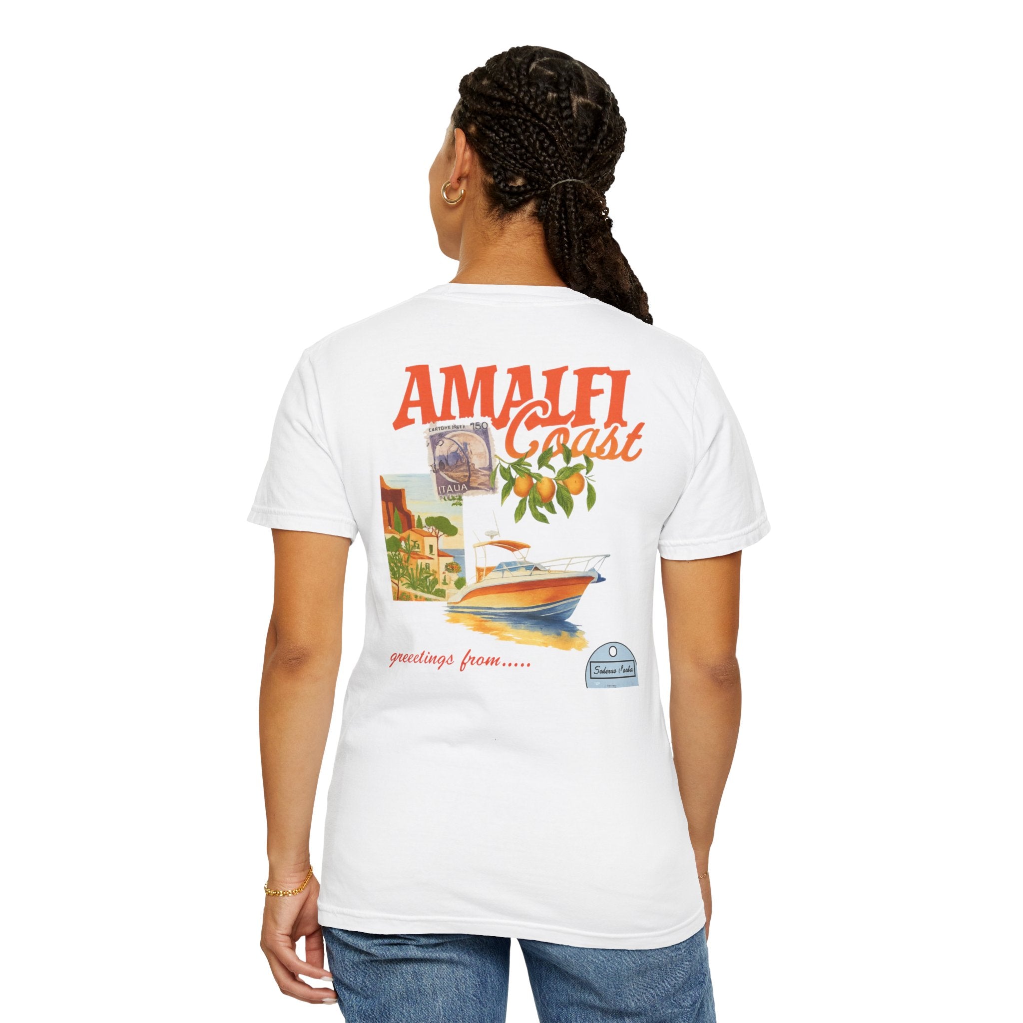 Amalfi Coast Vintage Unisex T-shirt - Stylish Travel Tee for Beach Lovers, Gifts for Her, Casual Summer Wear, Vacation Vibes