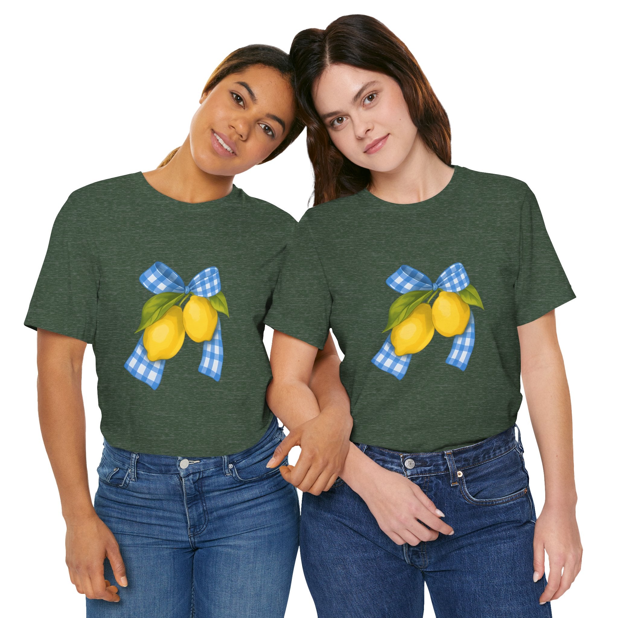 Lemon Blossom Unisex Tee - Summer Vibes, Farmhouse Style, Gifts for Her, Casual Wear, Garden Party Attire