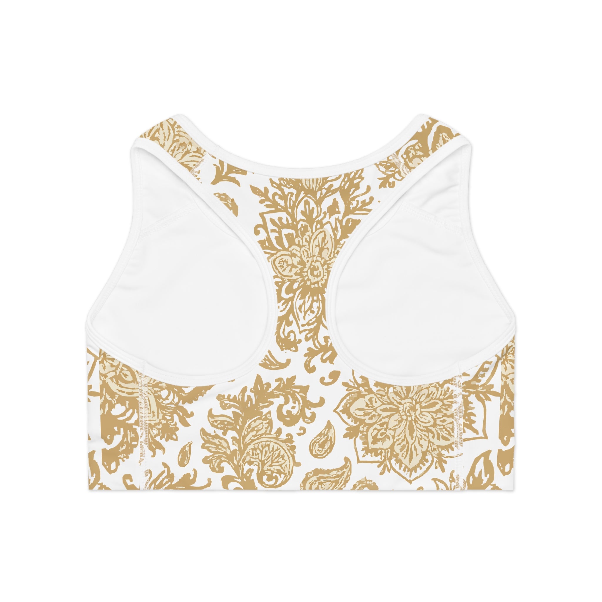 Boho Mandala Art Sports Bra for Active Women, Stylish Workout Top, Yoga Bra, Fitness Apparel, Unique Activewear