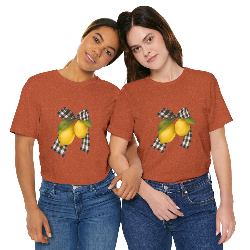 Lemon Print Unisex Tee - Perfect for Summer Parties, Gifts, Everyday wear, Festivals, and Home Decor