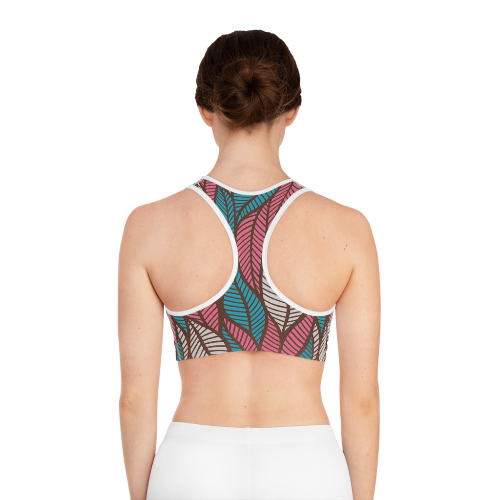 Ankara Sports Bra, African Print Fitness Bra, Workout Crop Top, Yoga Athletic Top, Gym Activewear, Tribal Print Exercise Bra