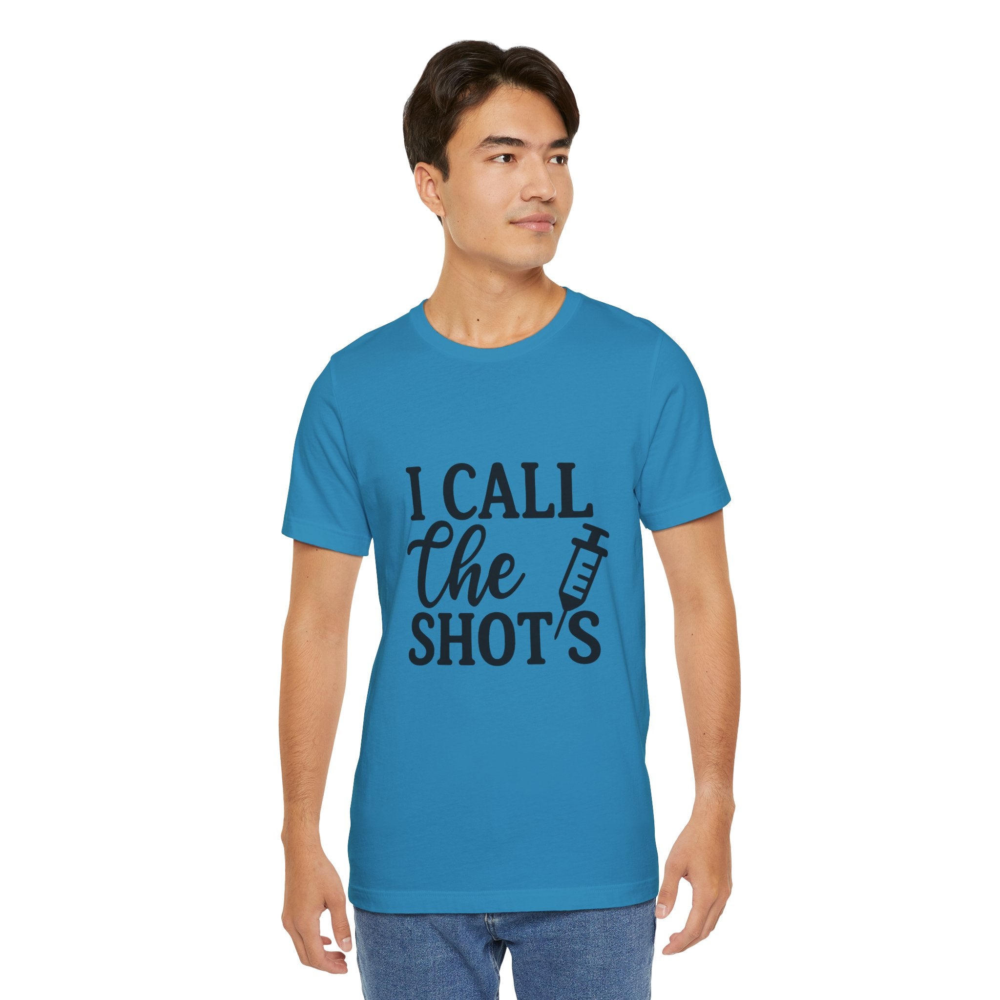I Call the Shots  Tee, Fun Medical Humor Tee, Gift for Nurses, Healthcare Professional Shirt, Quirky Vaccine Shirt, [...]