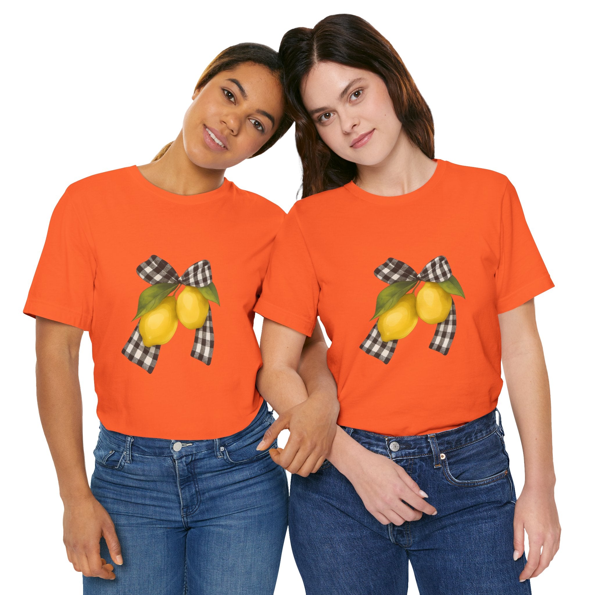 Lemon Print Unisex Tee - Perfect for Summer Parties, Gifts, Everyday wear, Festivals, and Home Decor