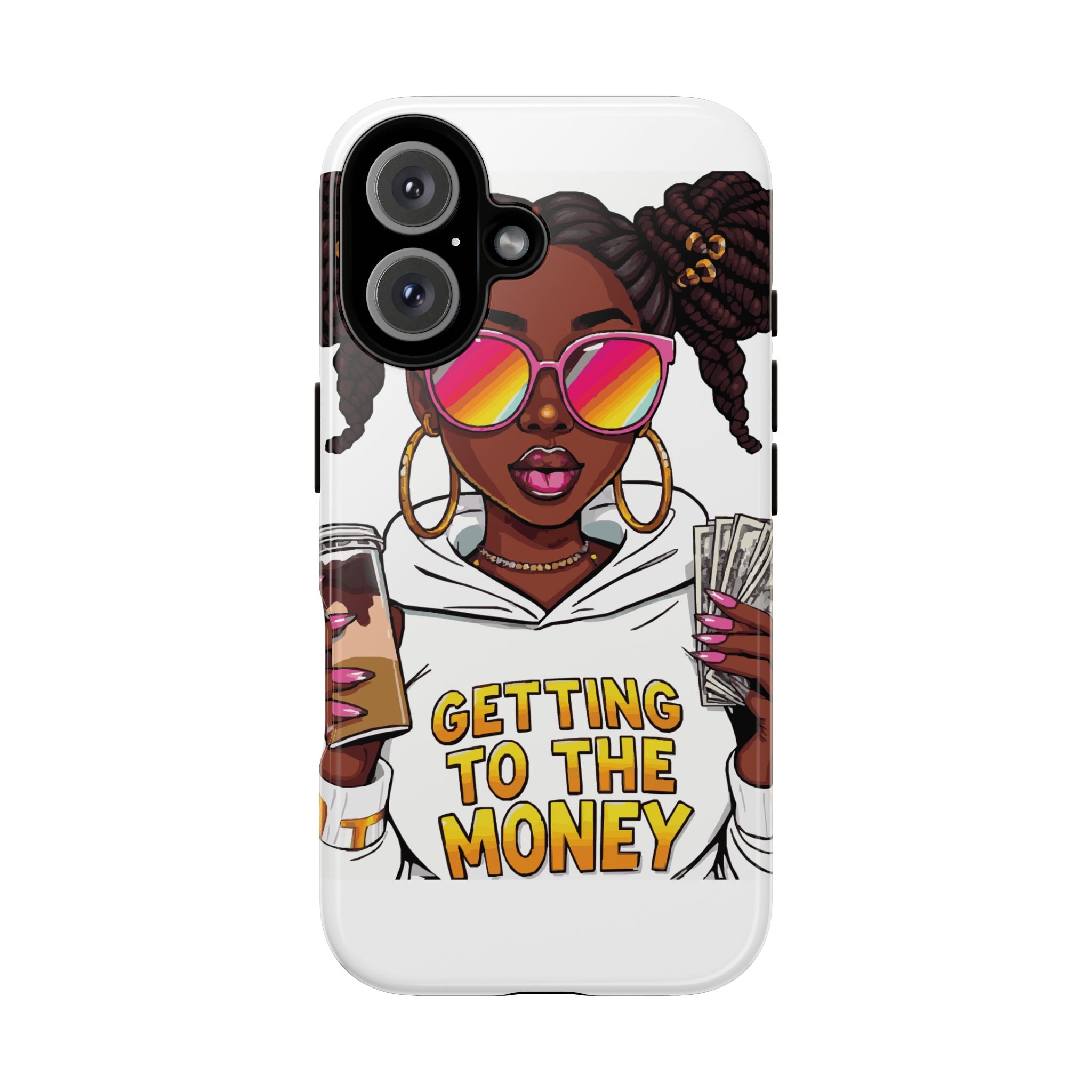 Stylish Phone Case with Bold Design, Fun Gift for Her, Customizable Cover, [...]