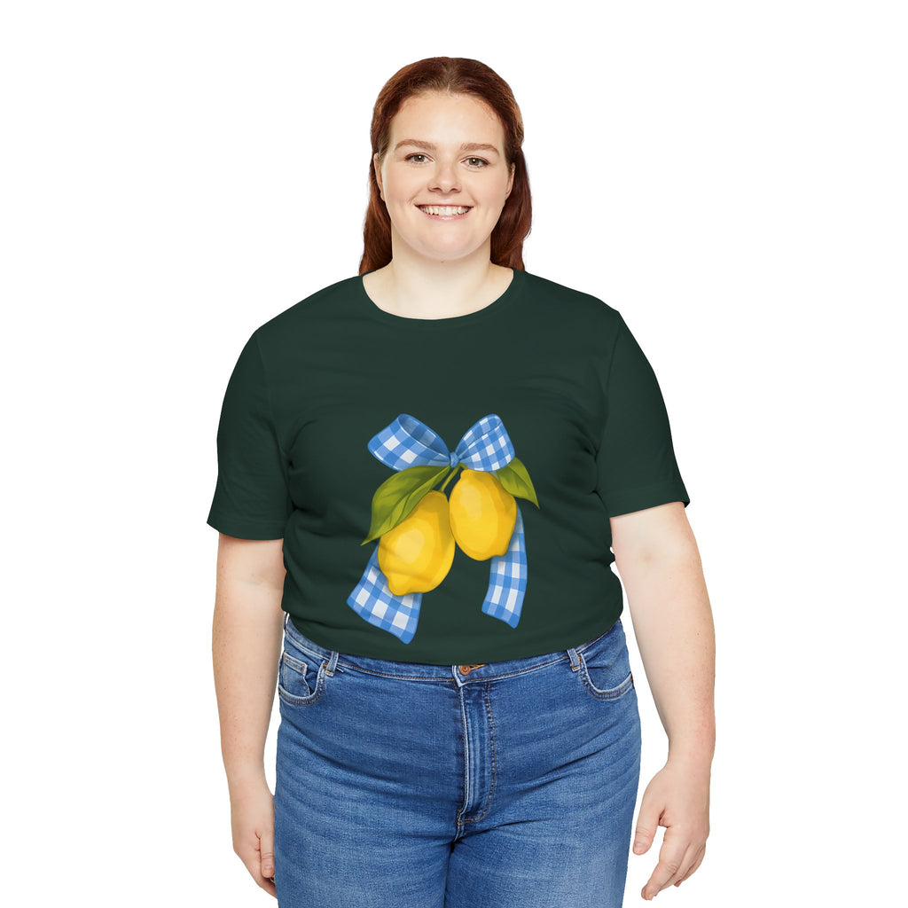 Lemon Blossom Unisex Tee - Summer Vibes, Farmhouse Style, Gifts for Her, Casual Wear, Garden Party Attire